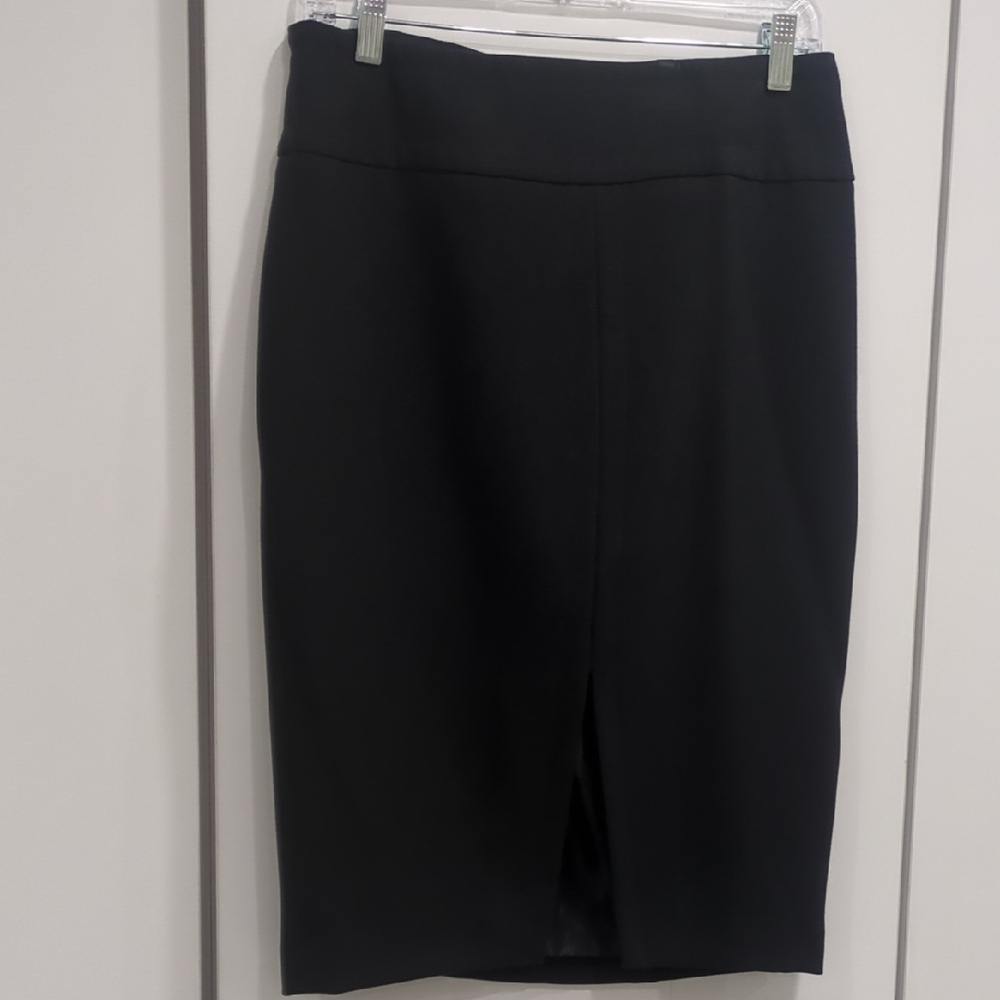 Elegant Black Pencil Skirt D4
